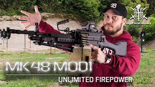 VFC Airsoft MK48 Mod 1  Unlimited Firepower  RedWolf Airsoft RWTV [upl. by Thornburg]