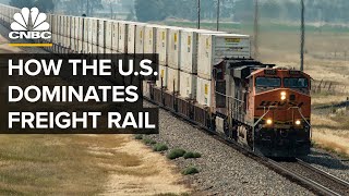 Why US Freight Trains Are So Much Better Than Passenger Rail [upl. by Assenal]