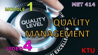 Quality Mgmt Video 4 Jurans Quality Triology Crosbys 14 steps Module 1 [upl. by Wanfried]