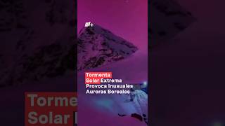 Tormenta solar extrema provoca inusuales auroras boreales nmas auroraboreal shorts [upl. by Bald]