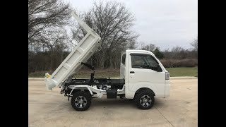 NEW 2019 PTO Daihatsu Hijet HD Dump Truck Japanese Mini Trucks For Sale [upl. by Rotman]