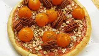 Recette  Tarte de courge butternut aux noix de pécan et viande de bœuf séchée [upl. by Daile133]