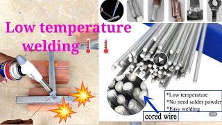 Low temperature🌡️🌡️💥welding rod💥diy [upl. by Ytirehc]