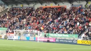 Falkirk v Dundee United play off 2nd lag May 19 2017 [upl. by Ahsiral]