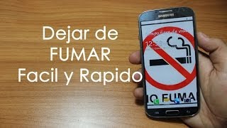 Deja de Fumar Facil con tu ayuda de tu Telefono  Tu Android Personal [upl. by Schnorr]