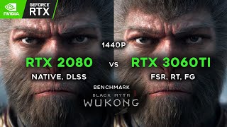 Black Myth  Wukong Benchmark Comparison  RTX 2080 VS RTX 3060Ti  1440p [upl. by Henryson]