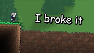 Trying to play Terraria in a world I already ruined [upl. by Reichel]