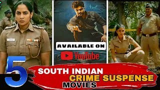 Top 05 south Indian crime suspense Movies  in hindi 2024 Filmy ghost [upl. by Tirzah]