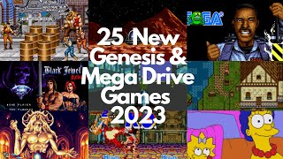 25 New Sega Genesis amp Mega Drive Games in Development in 2023 [upl. by Rehposirhc]