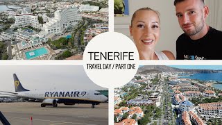 TENERIFE TRAVEL DAY  IBEROSTAR BOUGANVILLE  LAS AMERICAS  MY DONUT  DJI DRONE FOOTAGE  PART ONE [upl. by Dnomra]