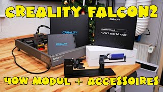 Creality Falcon 2 40 Watt Upgrade  Accessoires  Material [upl. by Laira]