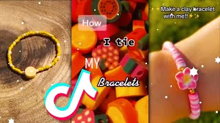 🎀 Clay Bead Bracelet TikTok Compilation 🎗️ Making Bracelet Edits 251 [upl. by Furey]