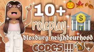 10 FREE Bloxburg Roleplay Neighbourhood Codes  ♡•itsrxbeccaa•♡ [upl. by Edana]