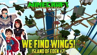 Minecraft WE FIND WINGS THIS MOD IS IMPOSSIBLE Island of Eden PART 7 Mod [upl. by Boutis]