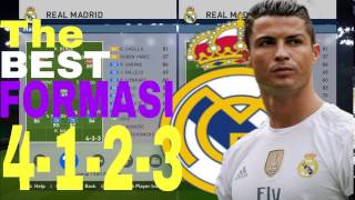 PES 20162017 Tutorial Formasi Terbaik Real Madrid  The BEST FORMATION Real Madrid [upl. by Neelia439]