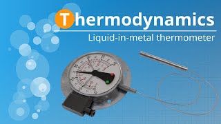 How does a liquid filled thermometer liquidinmetal work [upl. by Aem]