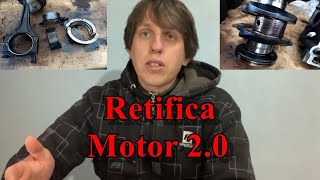 Quanto custa retificar o motor  completo [upl. by Airreis]