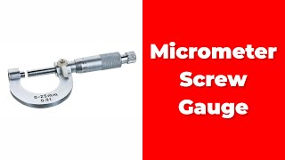 Micrometer Screw Gauge Least Count  Readings  Zero errors [upl. by Elwee]