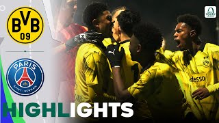 Paris Saint Germain vs Borussia Dortmund  Highlights  UEFA Youth League 13122023 [upl. by Giliane]