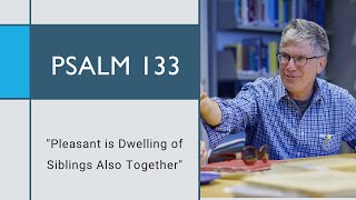 Psalm 133 quotPleasant is Dwelling of Sibling Also Togetherquot [upl. by Teddie]