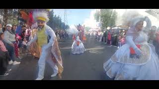 PRIMER DOMINGO CARNAVAL 2024 CUADRILLA ORGILLESCAS Y AMIGOS BAILE 4 ESTACIONES [upl. by Nirb]