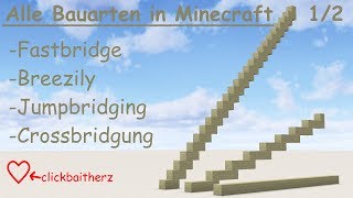 Alle Bauarten in Minecraft Breezily Witchely Inclined etc  Tutorial 12 Reupload [upl. by Irbua]