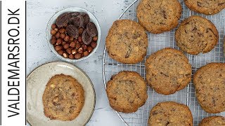 cookies  bedste opskrift på cookies med chokolade og nødder [upl. by Eilzel334]