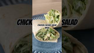 wrap chicken caesar salad recipe lunch cooking healthyfood food foodie yummy [upl. by Haroppiz]