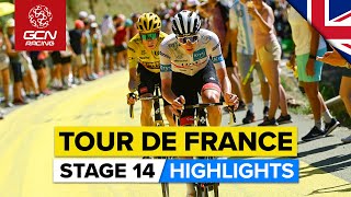 Breakaway Brilliance amp GC Gaps  Tour De France 2022 Stage 14 Highlights [upl. by Demodena]