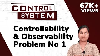 Controllability and Observability Problems  State Space Analysis  Control System [upl. by Kalil]