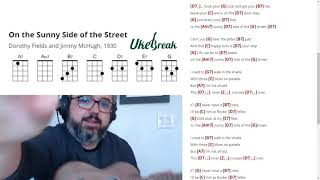 On the Sunny Side of the Street  FieldsMcHugh  UkeBreak  UkulelePlayAlong [upl. by Lynne450]