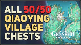 All Qiaoying Village Chests Locations Genshin Impact Chenyu Vale [upl. by Moll]