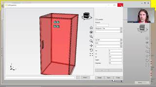 TrunCAD 20XX  Folding door WingLineL [upl. by Alihs]