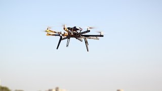 Octocopter Speed Flying [upl. by Ecirtnahc]