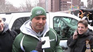 WFAN amp Reby Sky Craig Carton walks the Brooklyn Bridge in a Speedo [upl. by Terry]