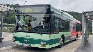 Mitfahrt MAN A21 NL313 PIRSR 924 von Schade amp Rittau [upl. by Hartzel]