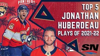 Top 5 Jonathan Huberdeau Plays Of The 202122 NHL Season [upl. by Eenel]