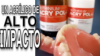 PRÓTESIS DENTAL DE ACRÍLICO PASO A PASO  Acrílico de alto impacto AcryPolll [upl. by Shannah231]