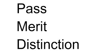 Pass Merit or Distinction Explained for BTEC Students E5 [upl. by Hildy]