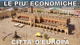 Le città più economiche da visitare in Europa [upl. by Boniface]