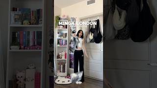 Minga London try on  styling 🖤 mingalondon midiskirt bolero blackoutfits ootd styling [upl. by Eirrab20]