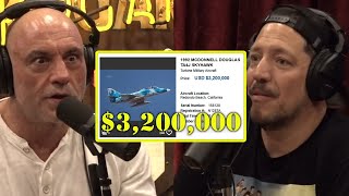 You Can Buy A Fighter Jet  Joe Rogan amp Sal Vulcano [upl. by Aerdnak]