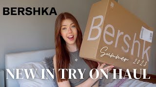 MASSIVE BERSHKA TRY ON HAUL  NEW IN SUMMER 2023 [upl. by Dewar]