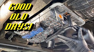 19892004 Ford Trucks E4OD4R100 Transmission Fluid and Filter Service [upl. by Jania]