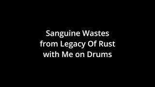 Sanguine Wastes Legacy Of Rust  Me on Drums [upl. by Zaob392]