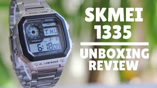 Skmei 1335 Unboxing and review [upl. by Noreht931]