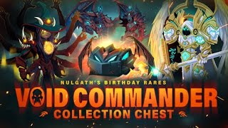 AQW  Void Commander Collection Chest  Nulgaths Birthday RARES 2024 10K Chest [upl. by Charlotta99]