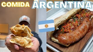 La MEJOR comida ARGENTINA DE PARIS  FESTÍN con Milanesa choripán milanesa y carne [upl. by Kcolttam]