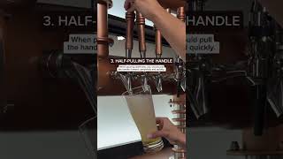 Common mistakes when pouring draft beer [upl. by Sonya]