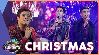 Feel the Christmas vibe as Kapuso heartthrobs sing Christmas in Our Hearts  AllOut Sundays [upl. by Amorita871]